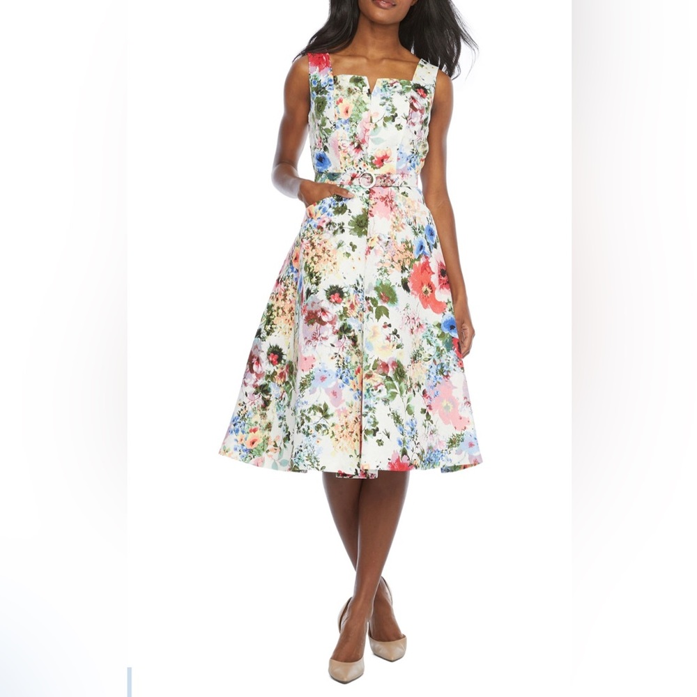Danny and Nicole Ophelia Fit and Flare Dress